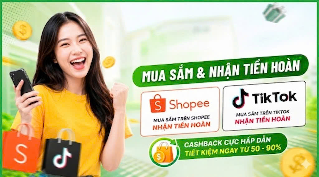 Mua Sắm Shopee, Tiktok Shop Nhận Lại Tiền Hoàn Dễ Dàng